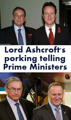 Lord Ashcroft's porky telling Prime Ministers